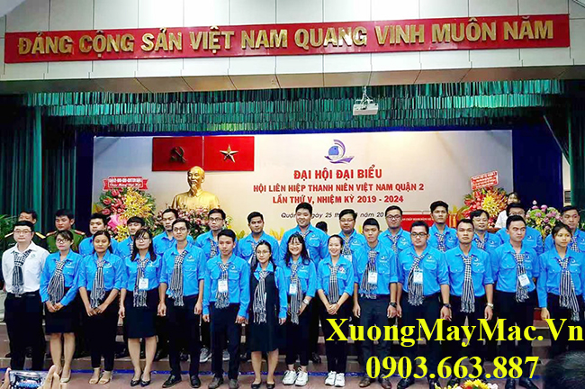 đồng phục đại hội đại biểu hội li&ecirc;n hiệp thanh ni&ecirc;n việt nam quận 2