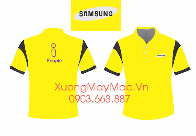 Mẫu &aacute;o thun đồng phục của Samsung tại Quận 1
